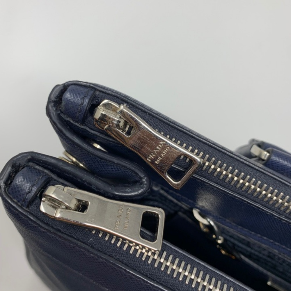 Prada Galleria Saffiano Leather Bag Navy Blue - Picture 8 of 8